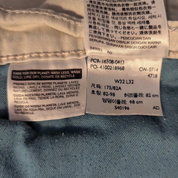 Levi's 508 Size 32x32 Straight Leg Light Khaki Color - Picture 15 of 15